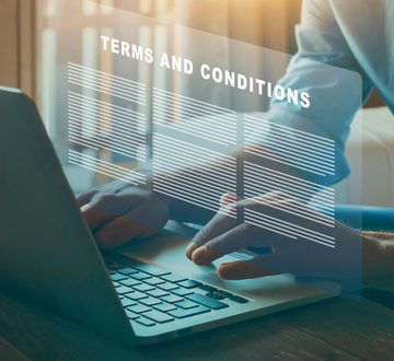 terms and conditions concept, read and accept