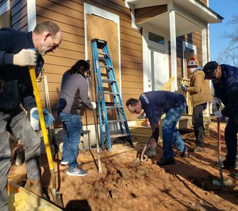 Habitat for Humanity volunteering