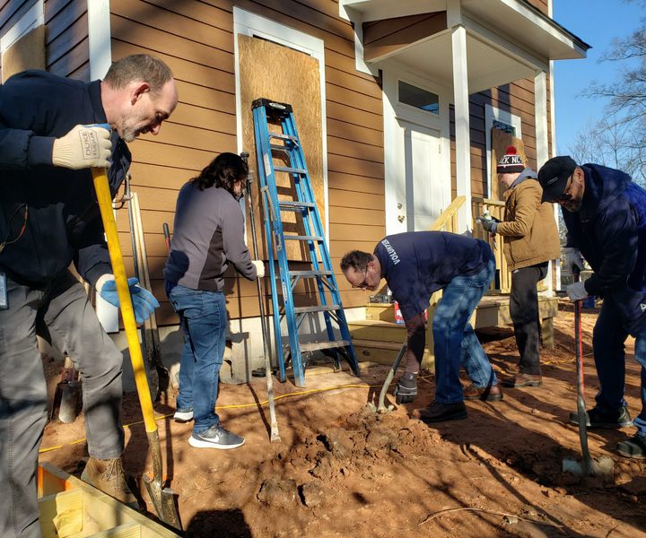 Habitat for Humanity volunteering