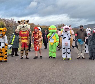 Sue Ryder mascot race 2023
